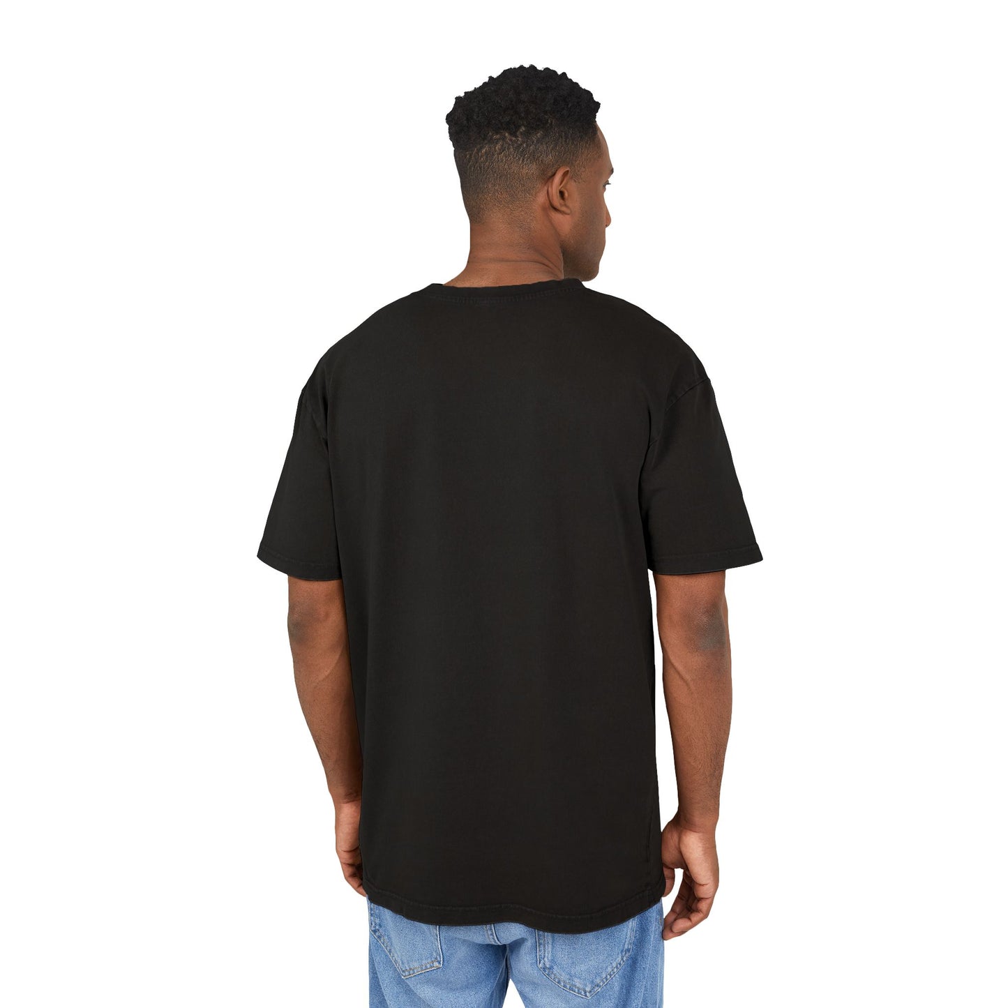 Acid Washed Oversize Tee - CannaVibe Graphic Tee for Chill Days